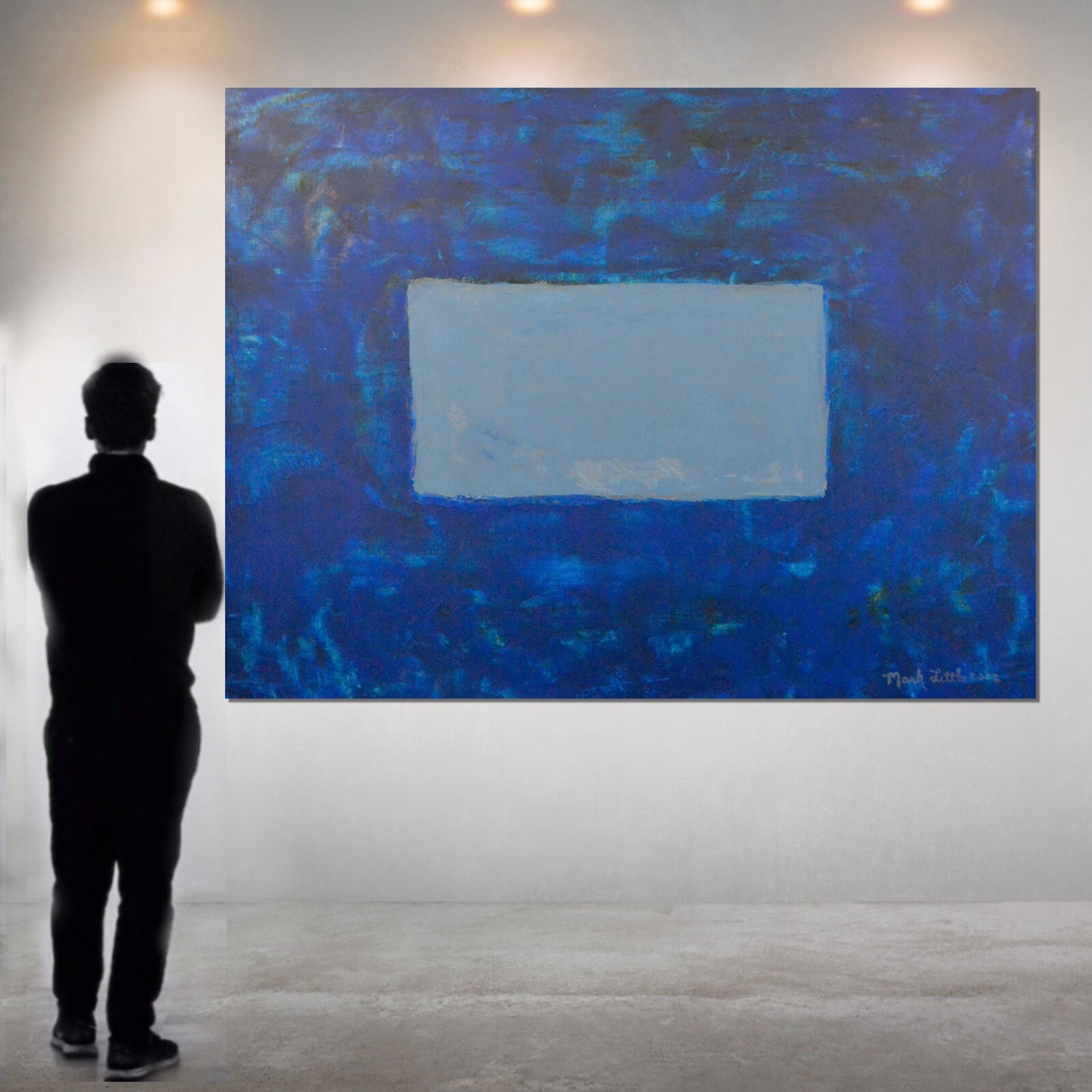 Mark Little original￼, Painting 81” X 62” Extra Large,Abstract,Action￼,PopXL