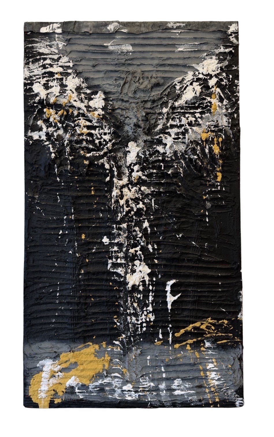 Important Abstract Painting by Vladimir Prodanovich, 48” H X 27” W