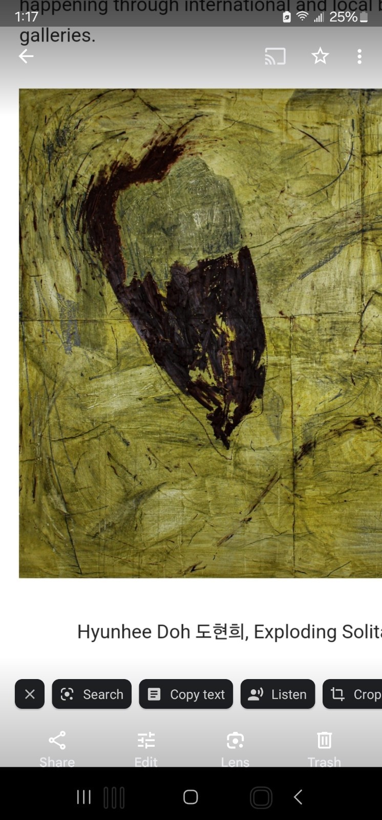 Abstract Painting With A Monkey