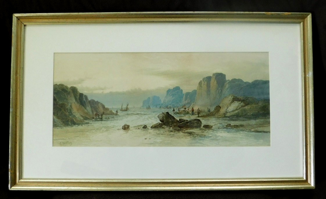 CHARLES BENTLEY (1806-1854) LISTED BRITISH VERY FINE ORIGINAL WATERCOLOR