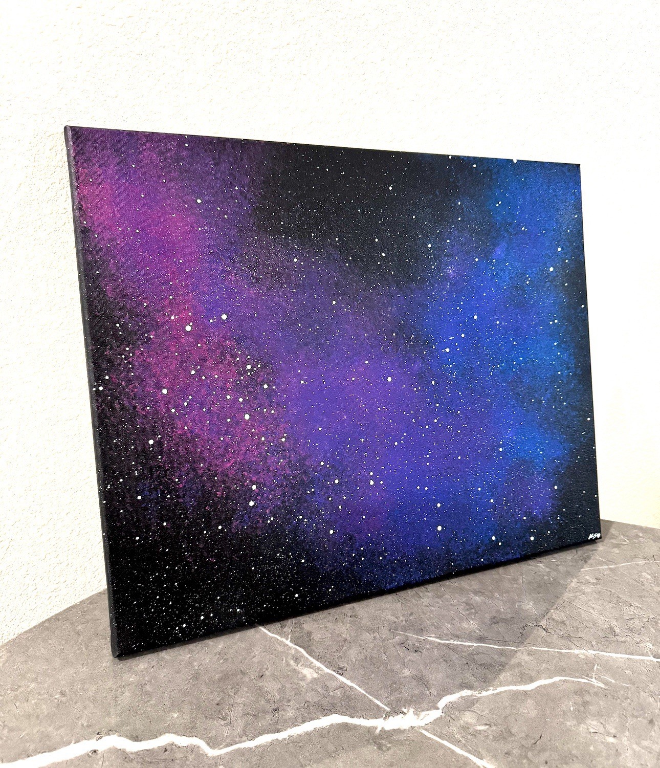 Starry Galaxy Painting