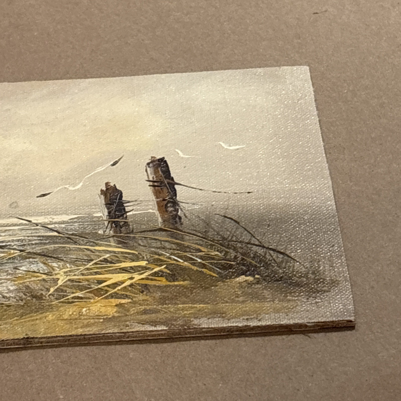 Original hand signed Oil Painting 5 x 7 inch mounted on board