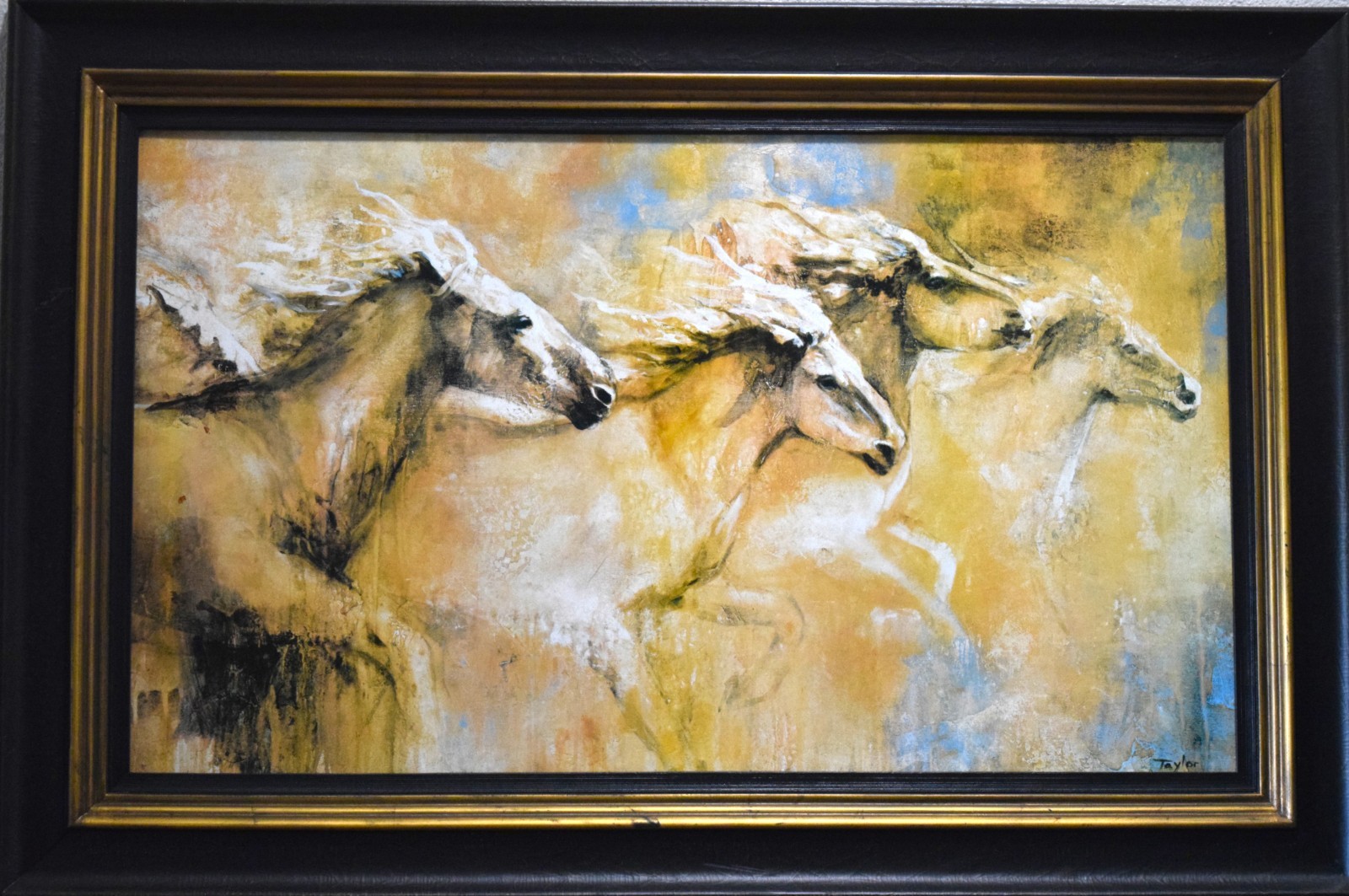 The painting «Boundless Beauty,» by artist Tyler; dimensions: 31 х 47 inches.