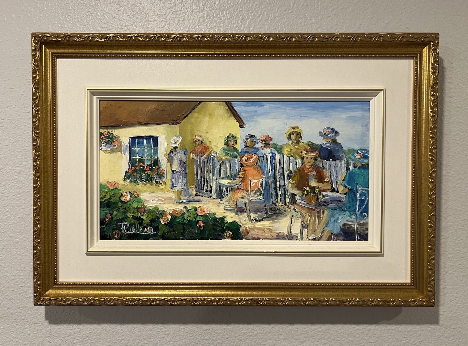 Original Oil on Canvas Painting Impressionist Painting -Louis Ruelland (Canada)