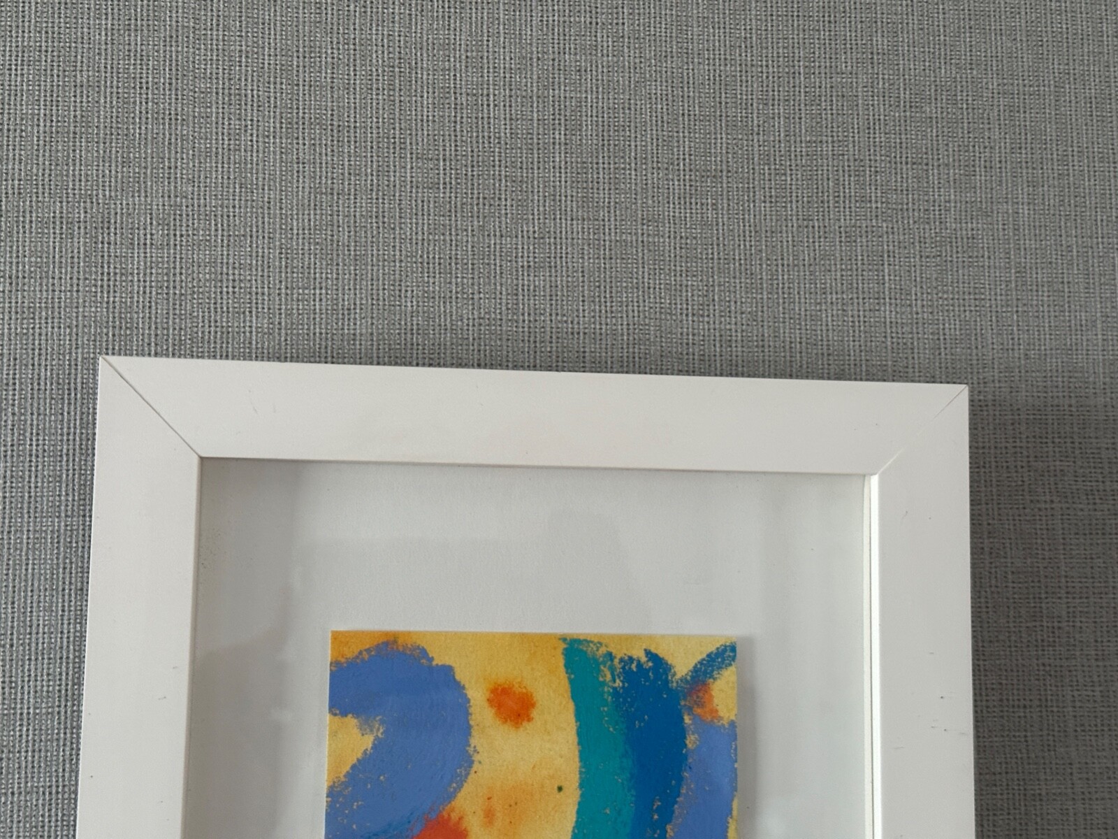 Dan Bondroff Original Pastel and Mixed Media Framed Artwork – Slice of Paradise