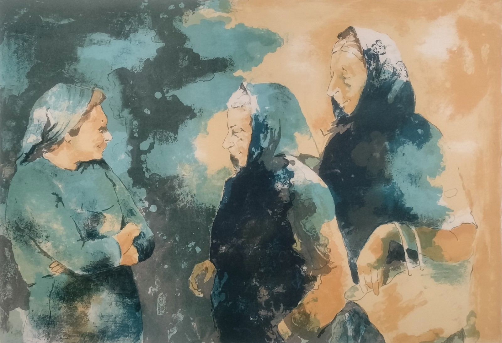 Victor Viko Vintage Lithograph