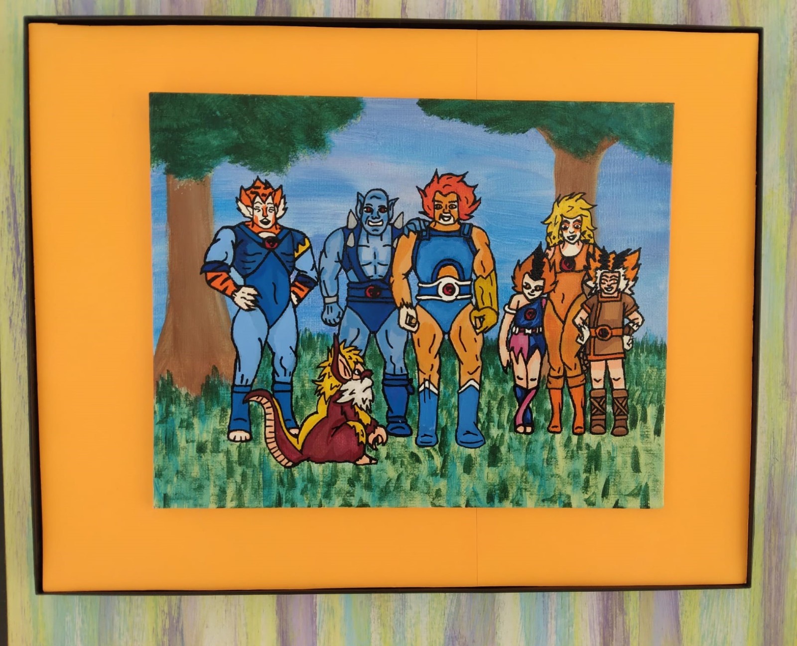 ThunderCats Cartoon 8×10 Flat Canvas Painting