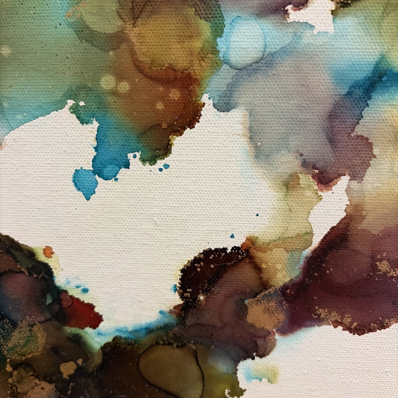 Abstract Alcohol Ink Art Work Signed -Ingrid Elizabeth Art 2022 (6)