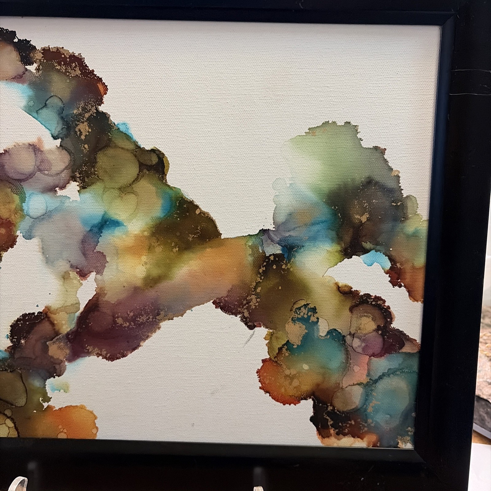 Abstract Alcohol Ink Art Work Signed -Ingrid Elizabeth Art 2022 (6)