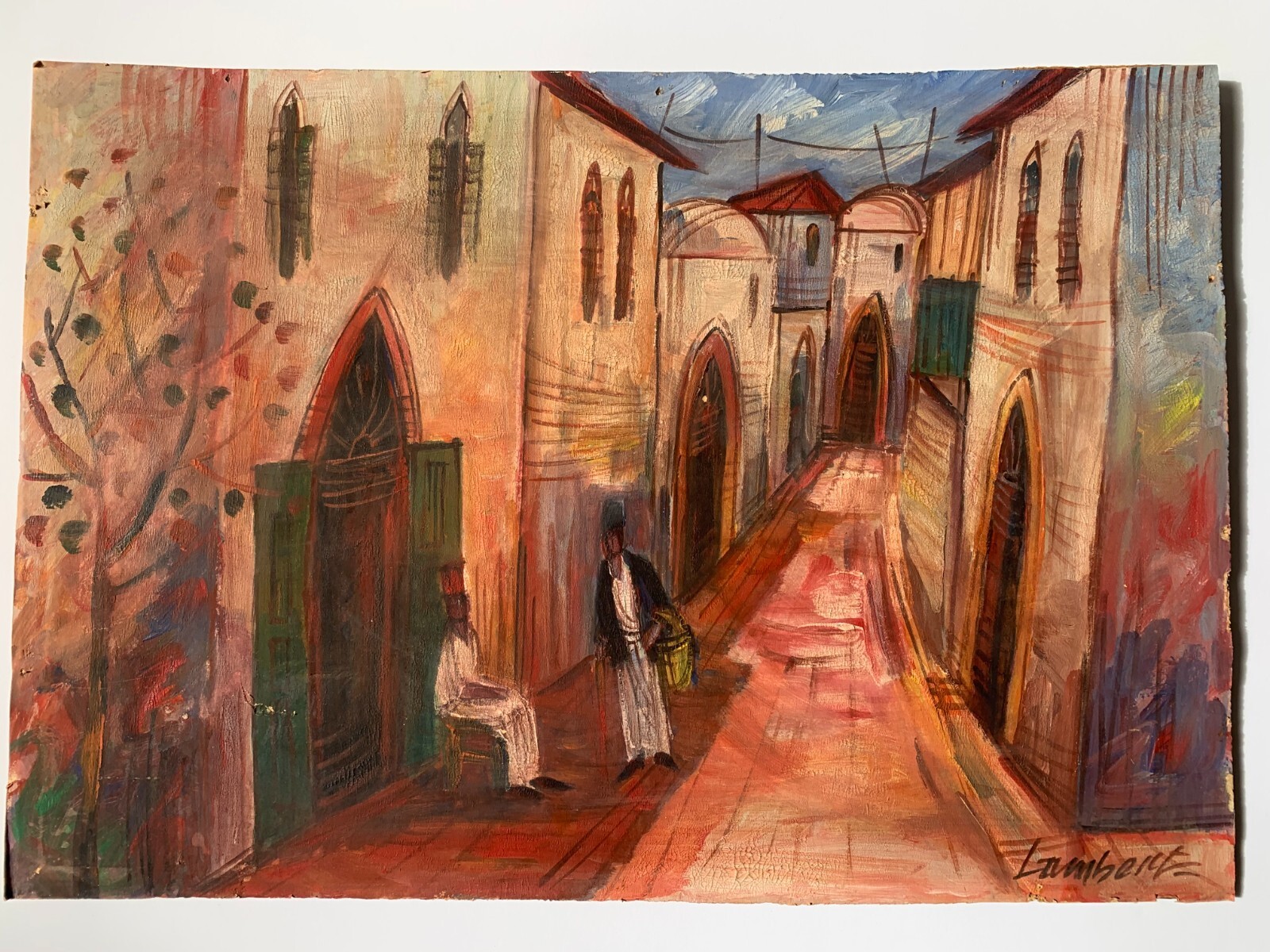 Lambert (Mid 20th Century) Beautiful French School Impressionist Painting