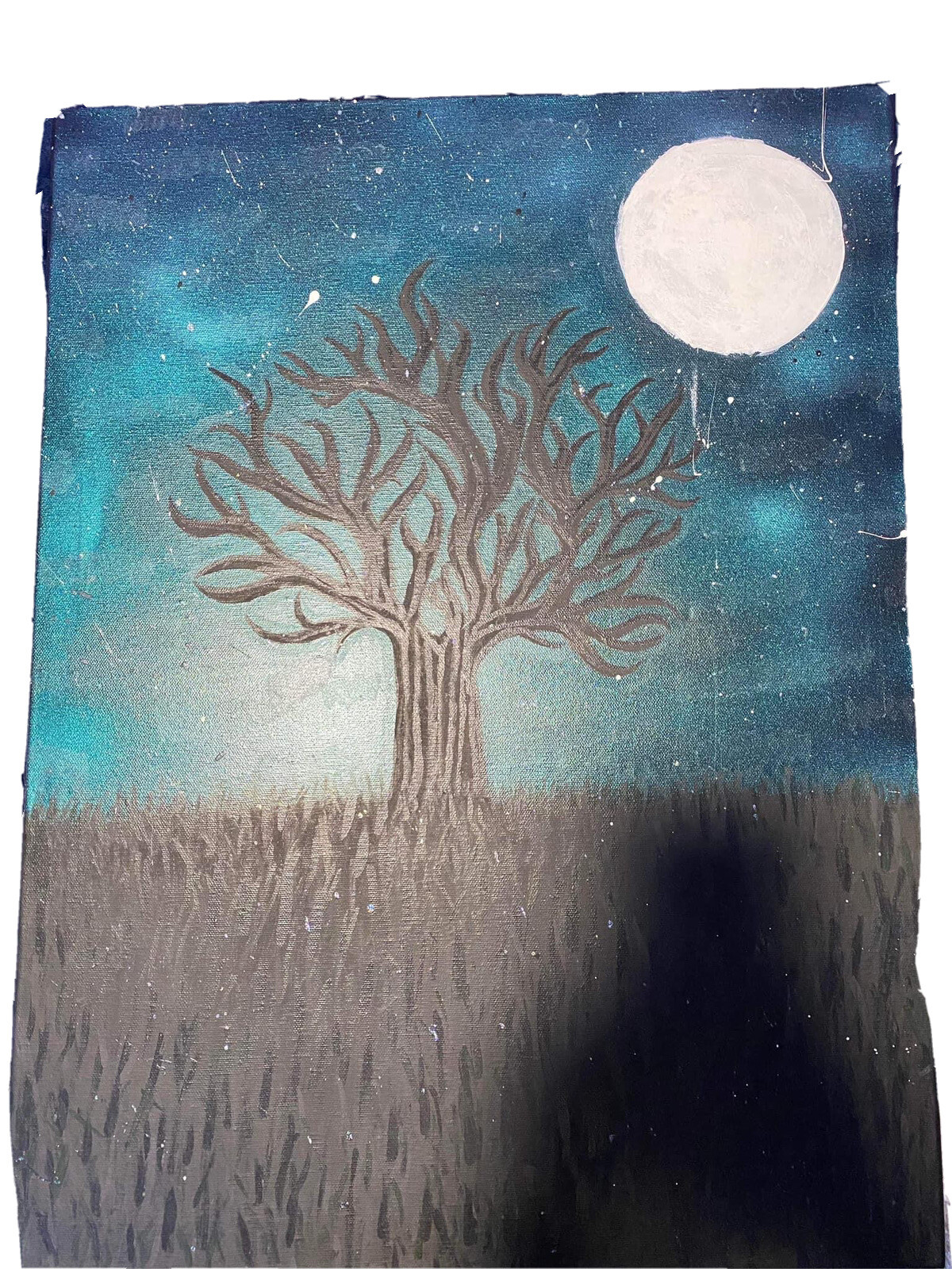 Uv Activated Acrylic Nature Painting