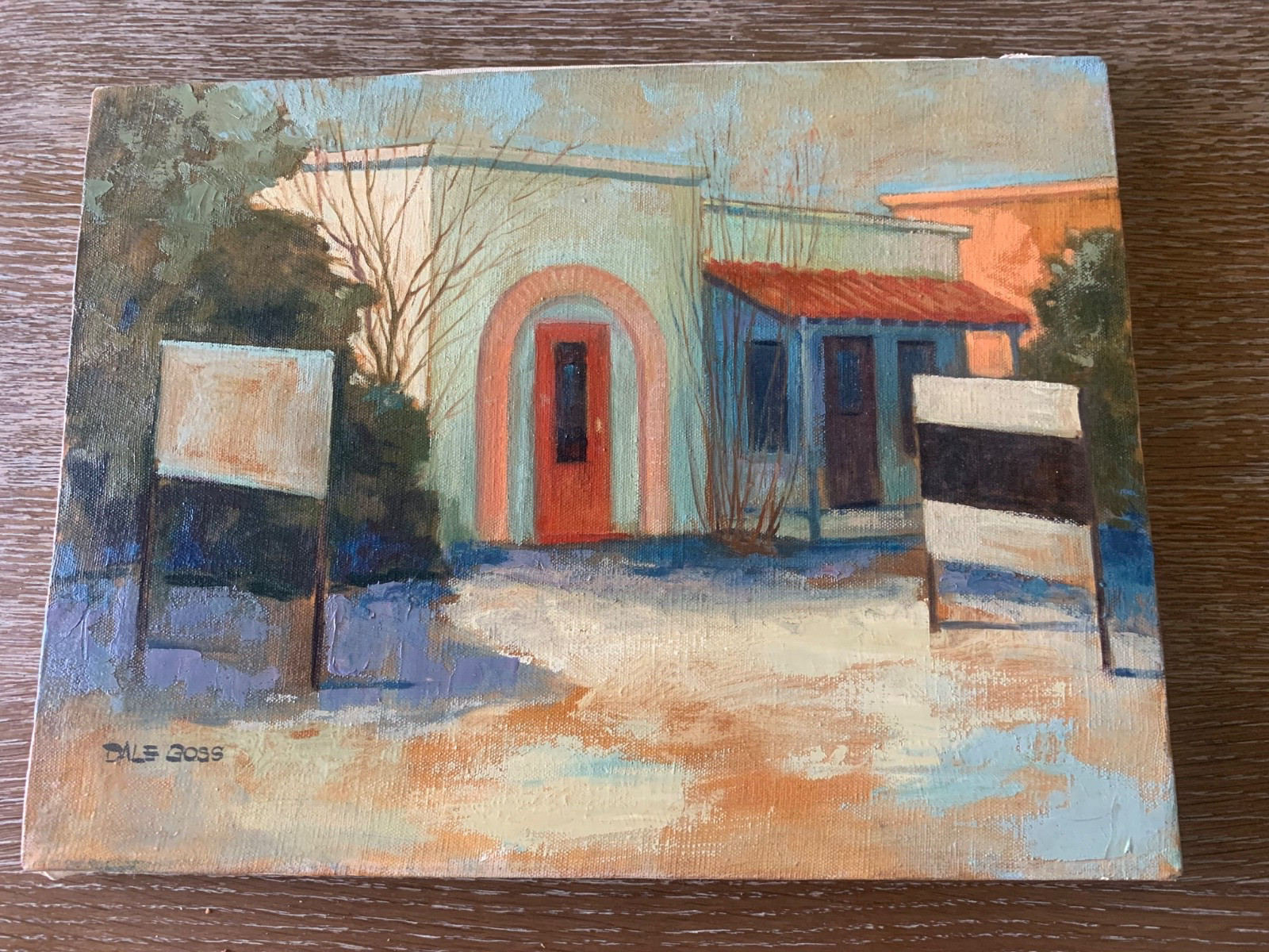 Dale Goss «Shops at Tubac» oil painting