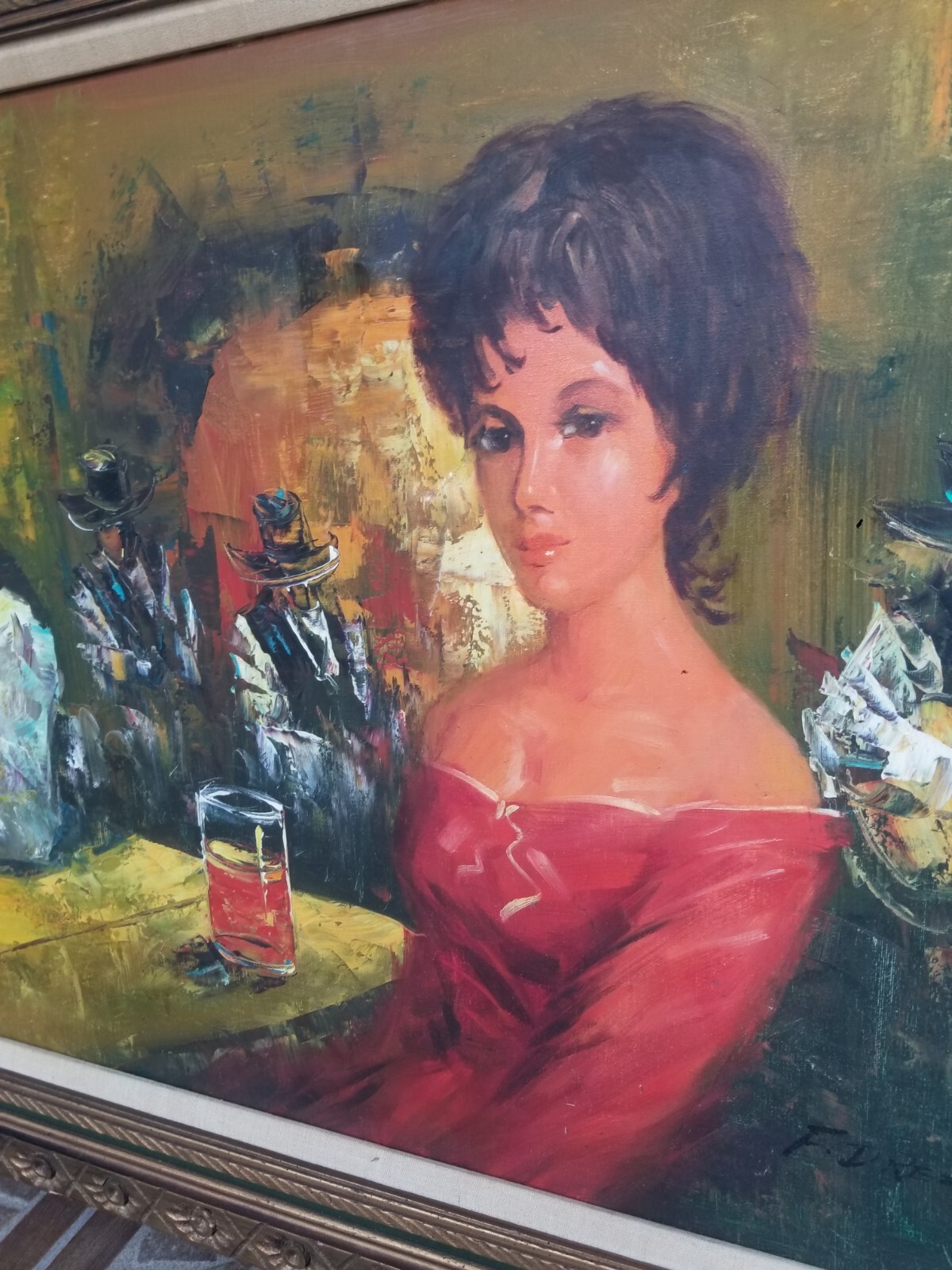 F. Dressen Oil painting