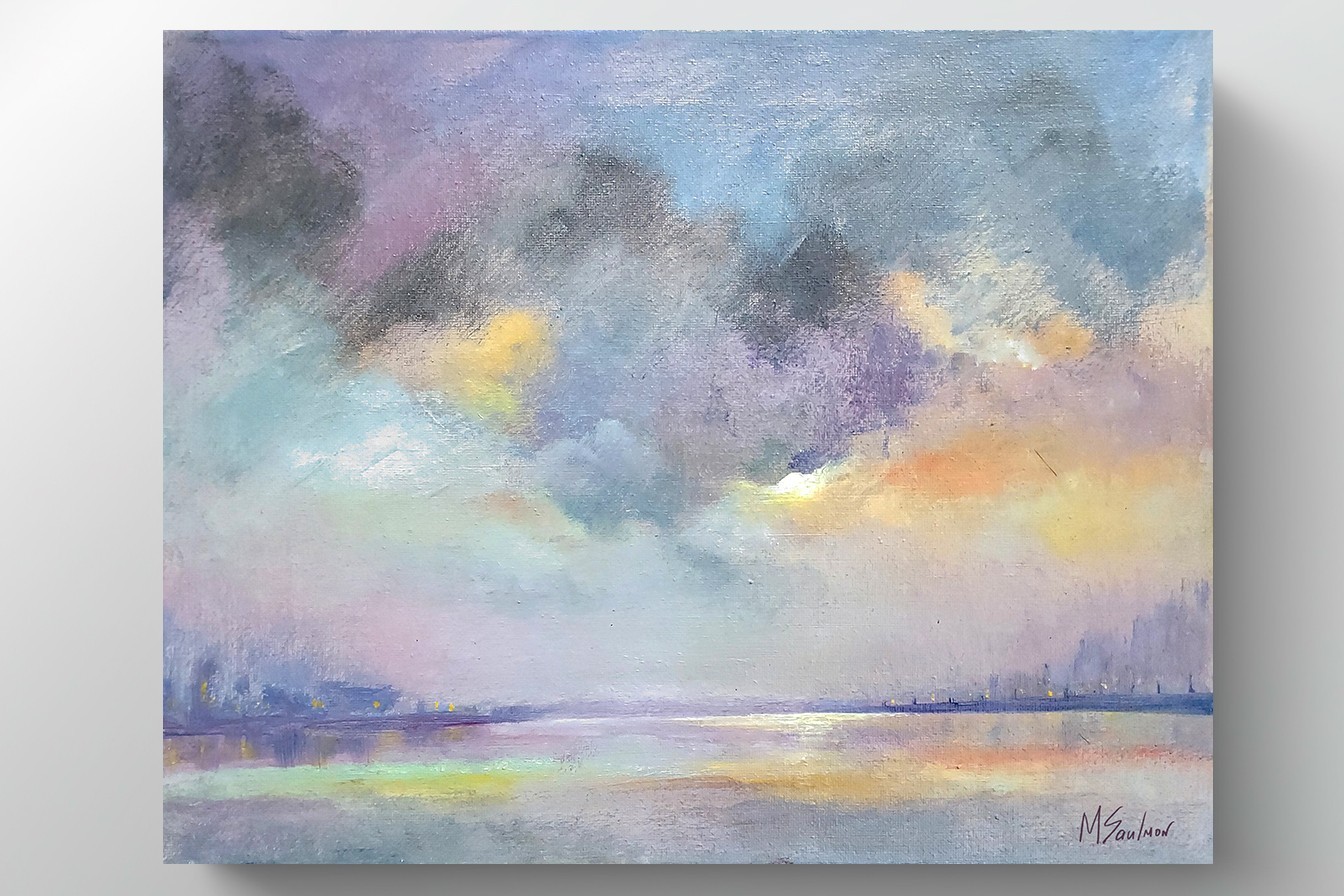 Original Impressionist Painting on 11 in x14 in Canvas – Signed by the Artist