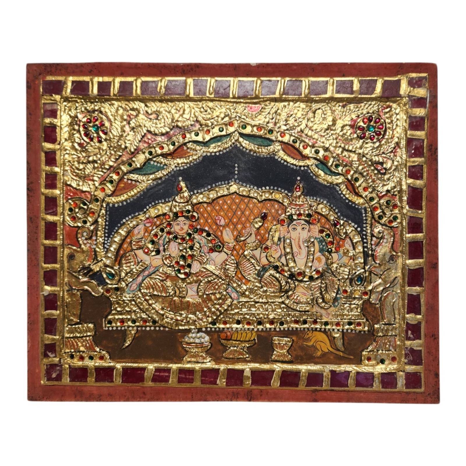 India Tanjore Painting Indian Miniature Painting Tanjavur Painting Art