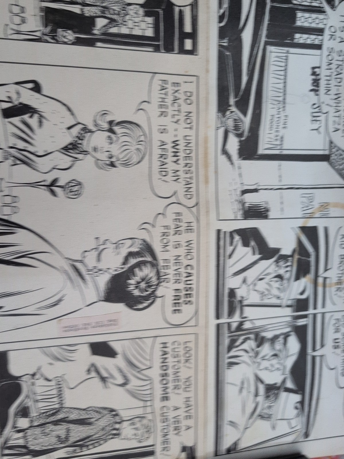 Original William Overgard STEVE ROPER & MIKE NOMAD Sunday Comics 12/16/1962