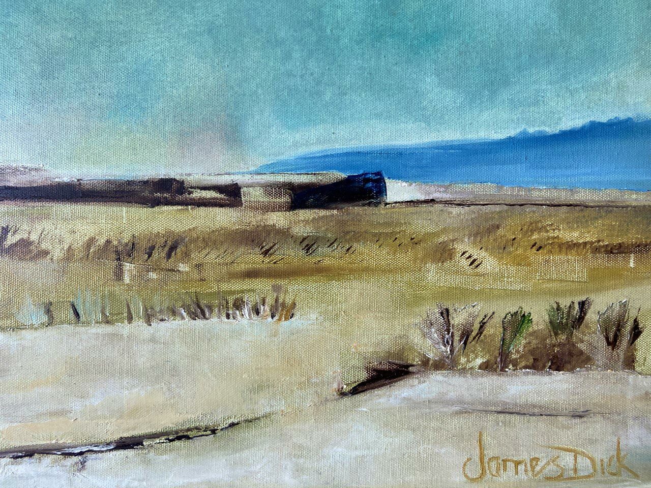 Chiseled Mesa by James Dick | Impressionist | Oil Painting | Landscape