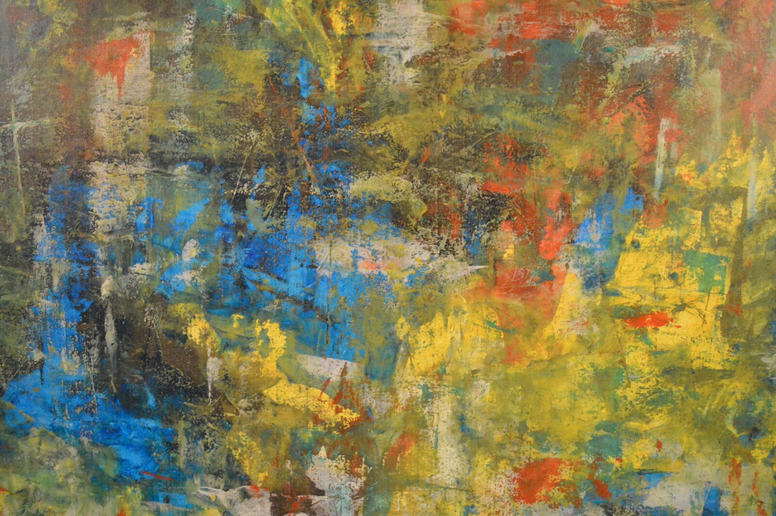 Mark Little￼Professional Canvas￼ Painting 81” X 62”(6ft 9in)Abstract Modern XL