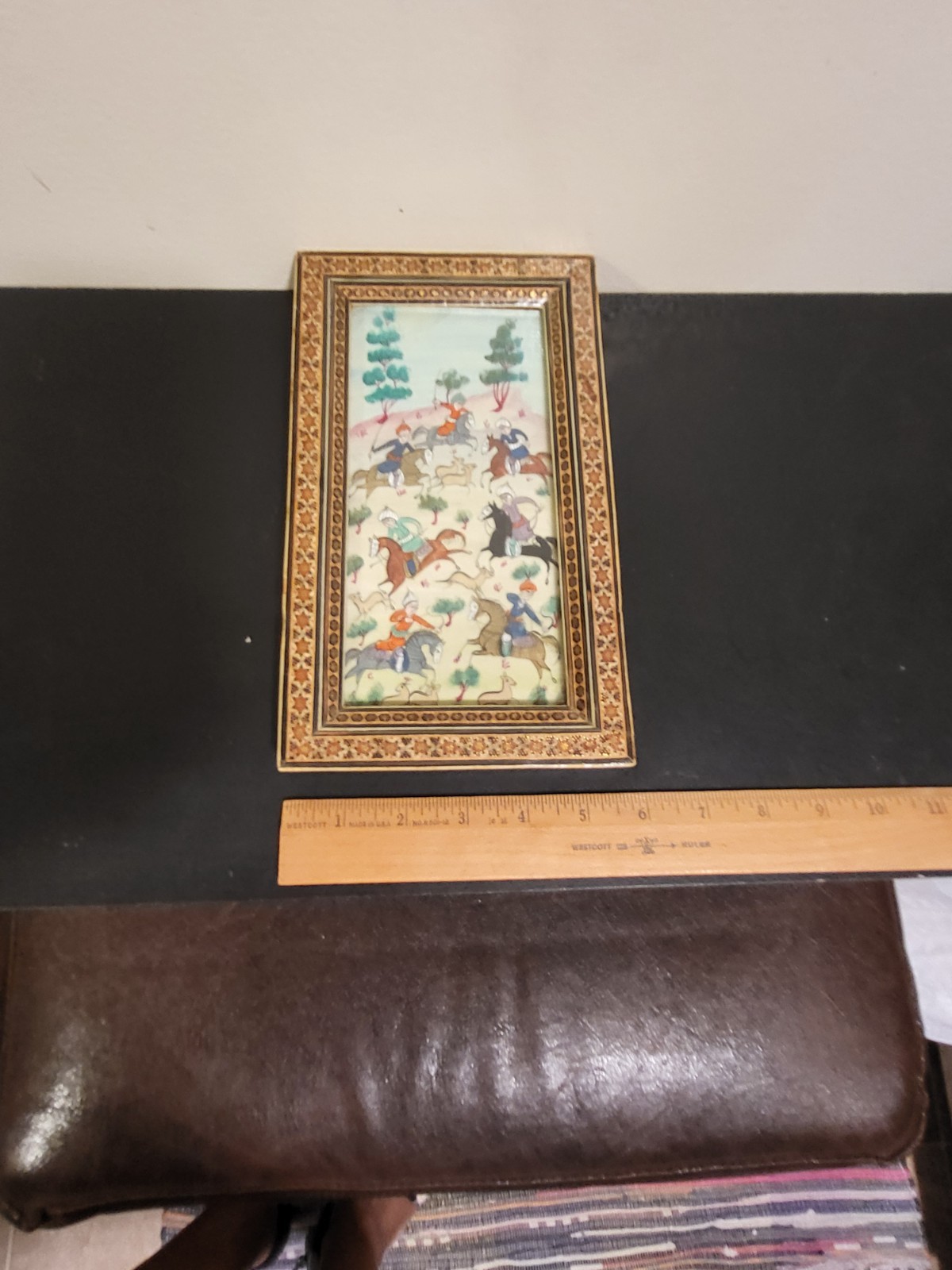 Persian Framed Late 19th Century