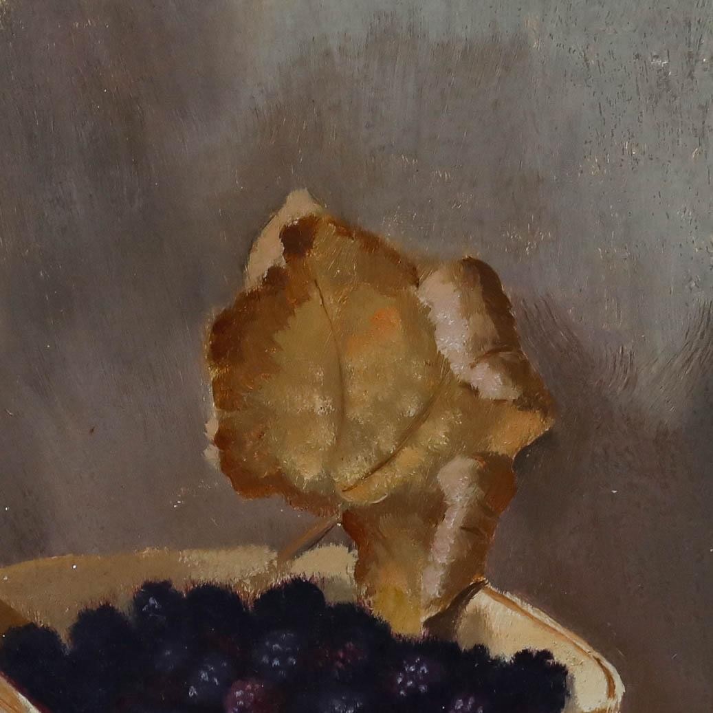 Frederick Dymond (1902-1981)- Framed Oil, Still Life of a Pewter Tankard & Fruit