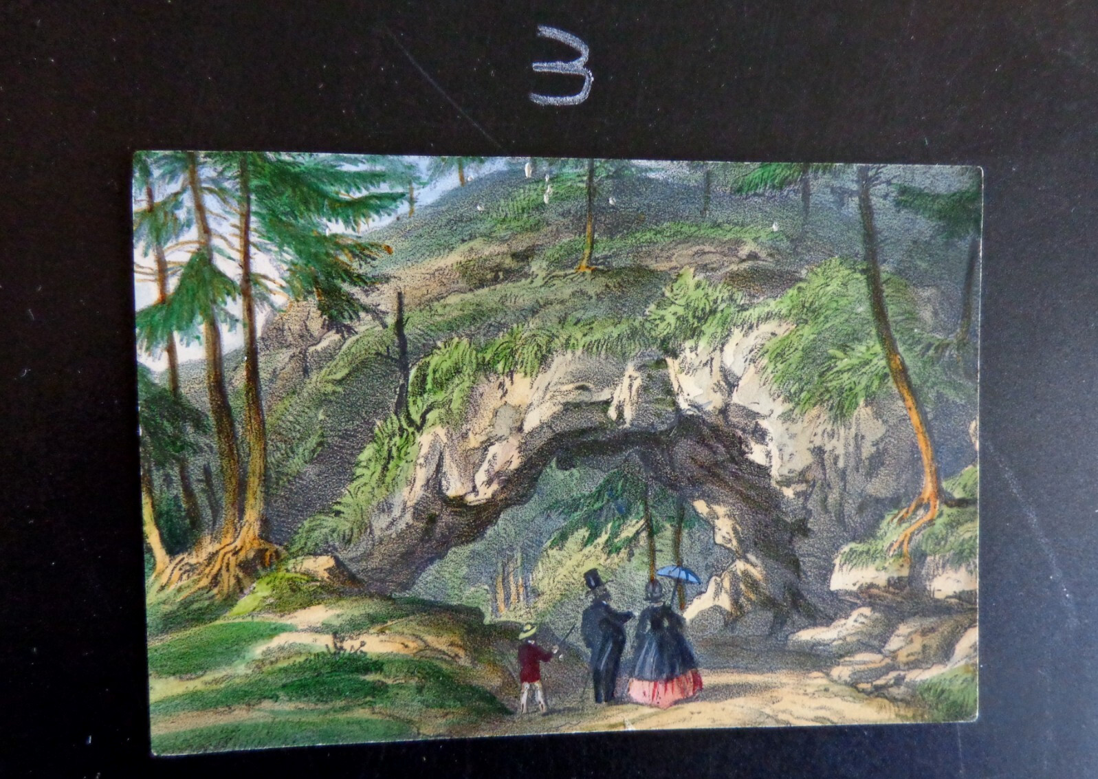AFTER and ATTRIBUTED to GUSTAV FRIEDRICH ADOLF TAUBERT 7 MINIATURE RARE ETCHINGS