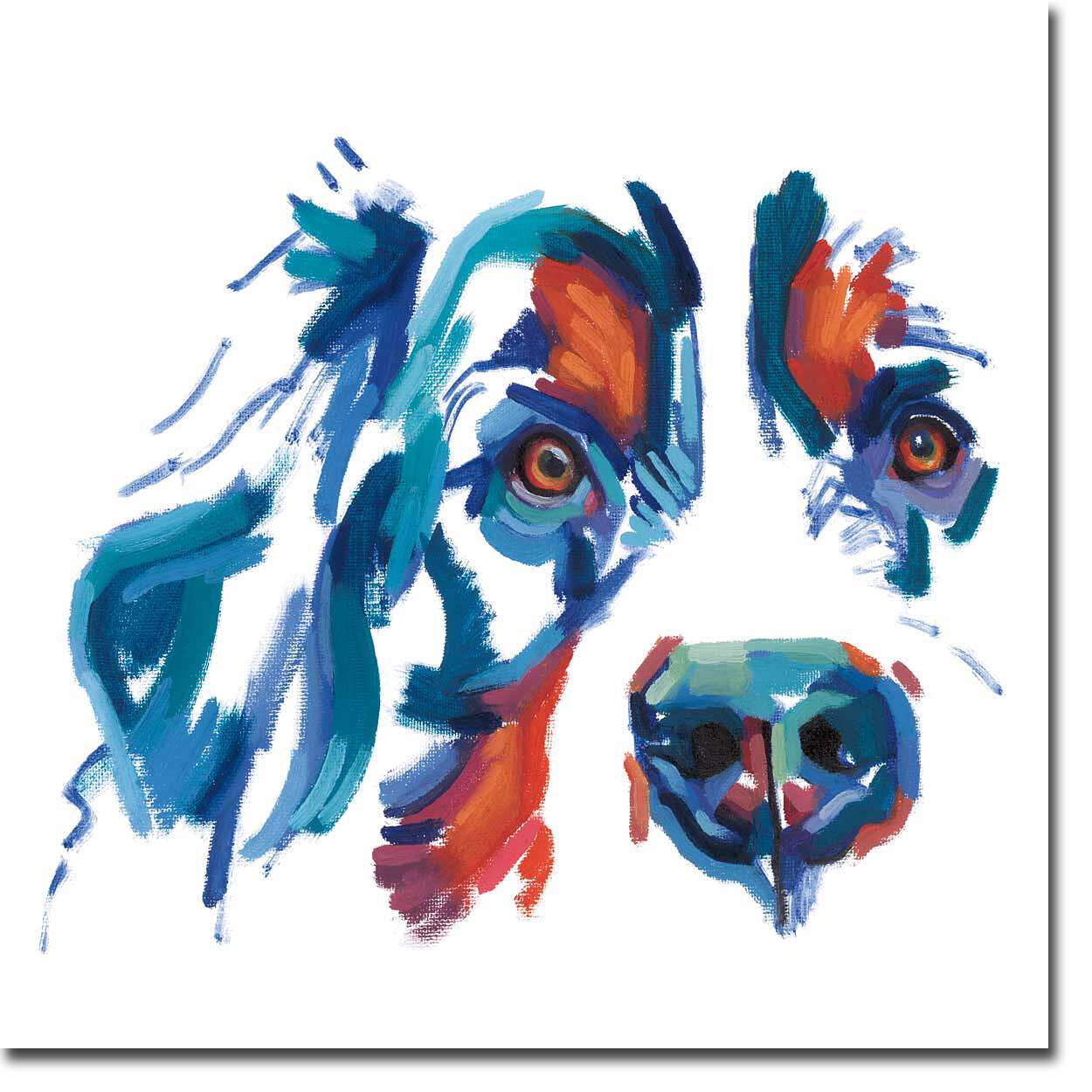 Cocker Spaniel by Andrew Talbot Gallery-Wrap Canvas Giclee Art (18 in x 18 in)