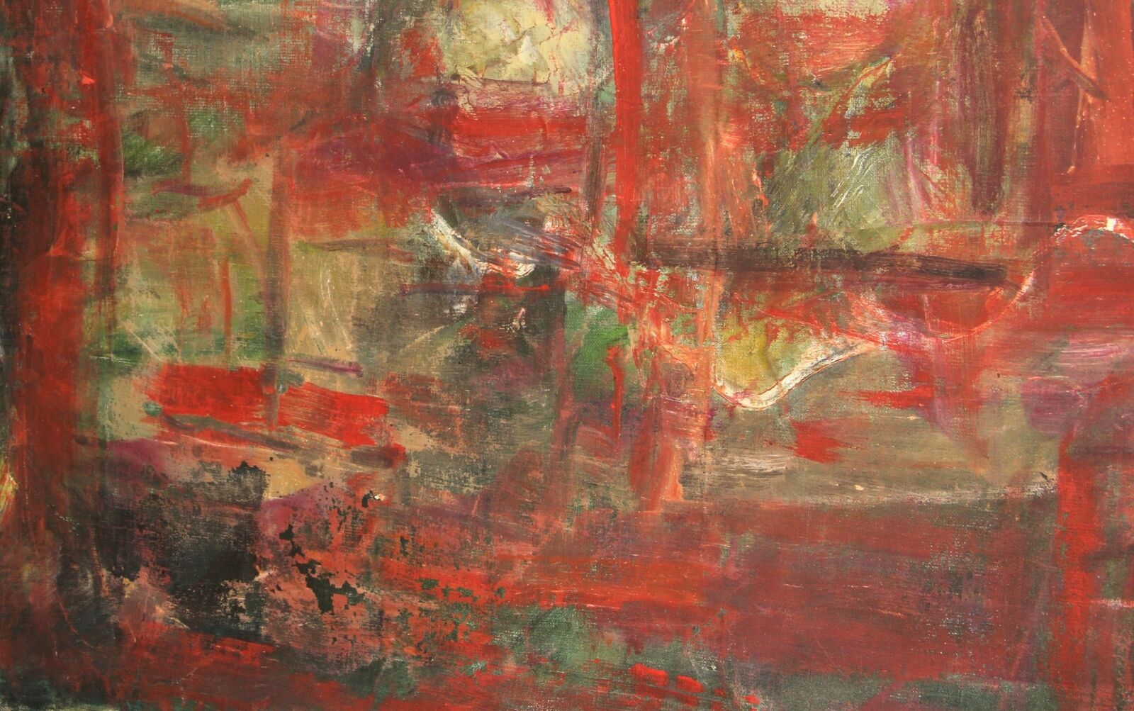 Vintage oil painting abstract landsacpe