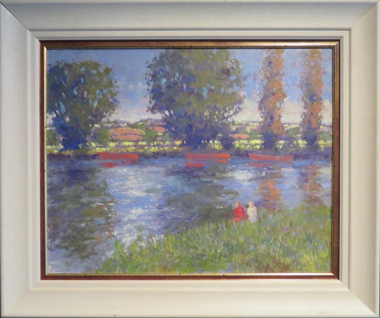 OLIVER WARMAN RBA (1932-2019) French post impressionist 20thC oil painting