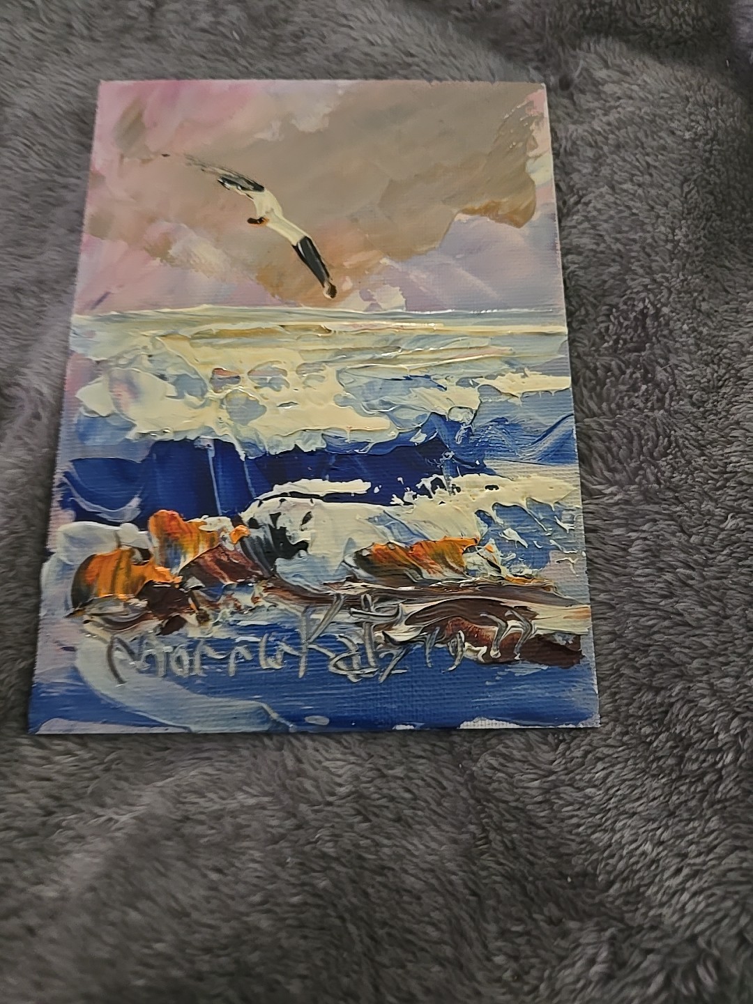 morris katz oil painting