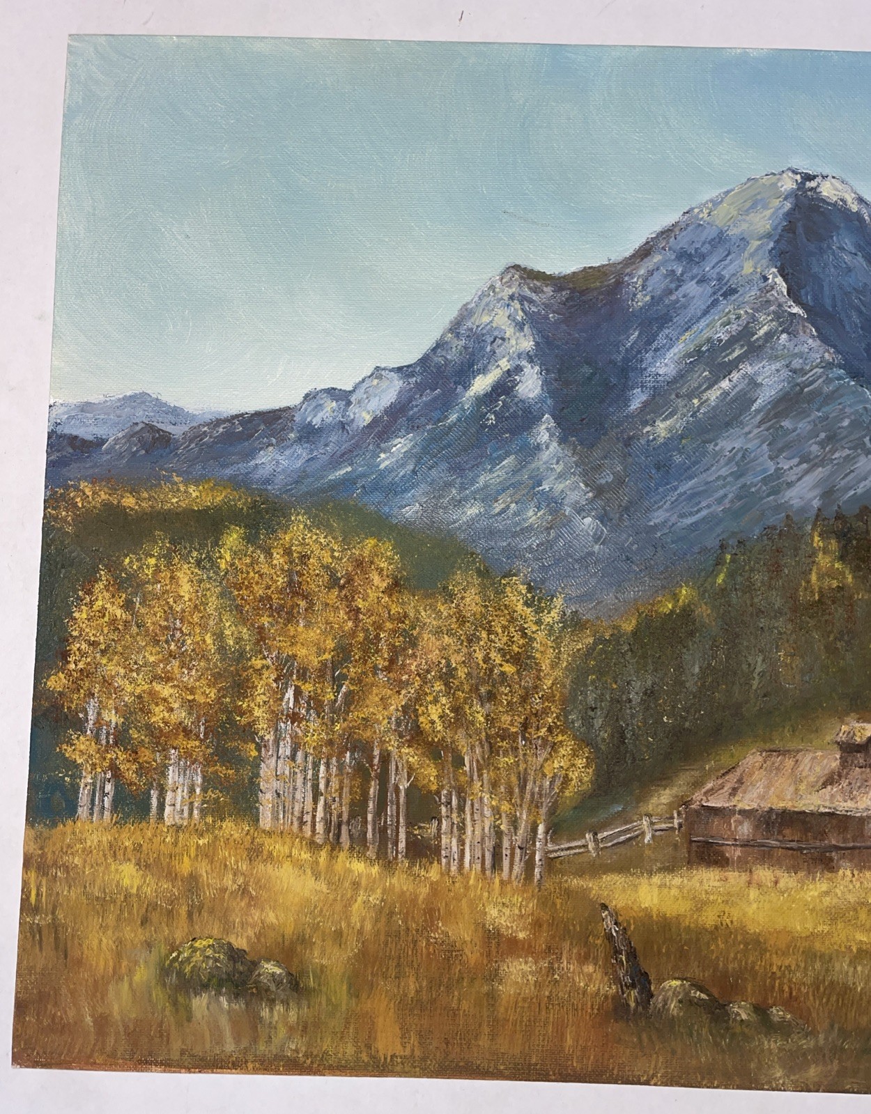 Large Oil Painting “Bear Basin Ranch Colorado” Signed R Fuller