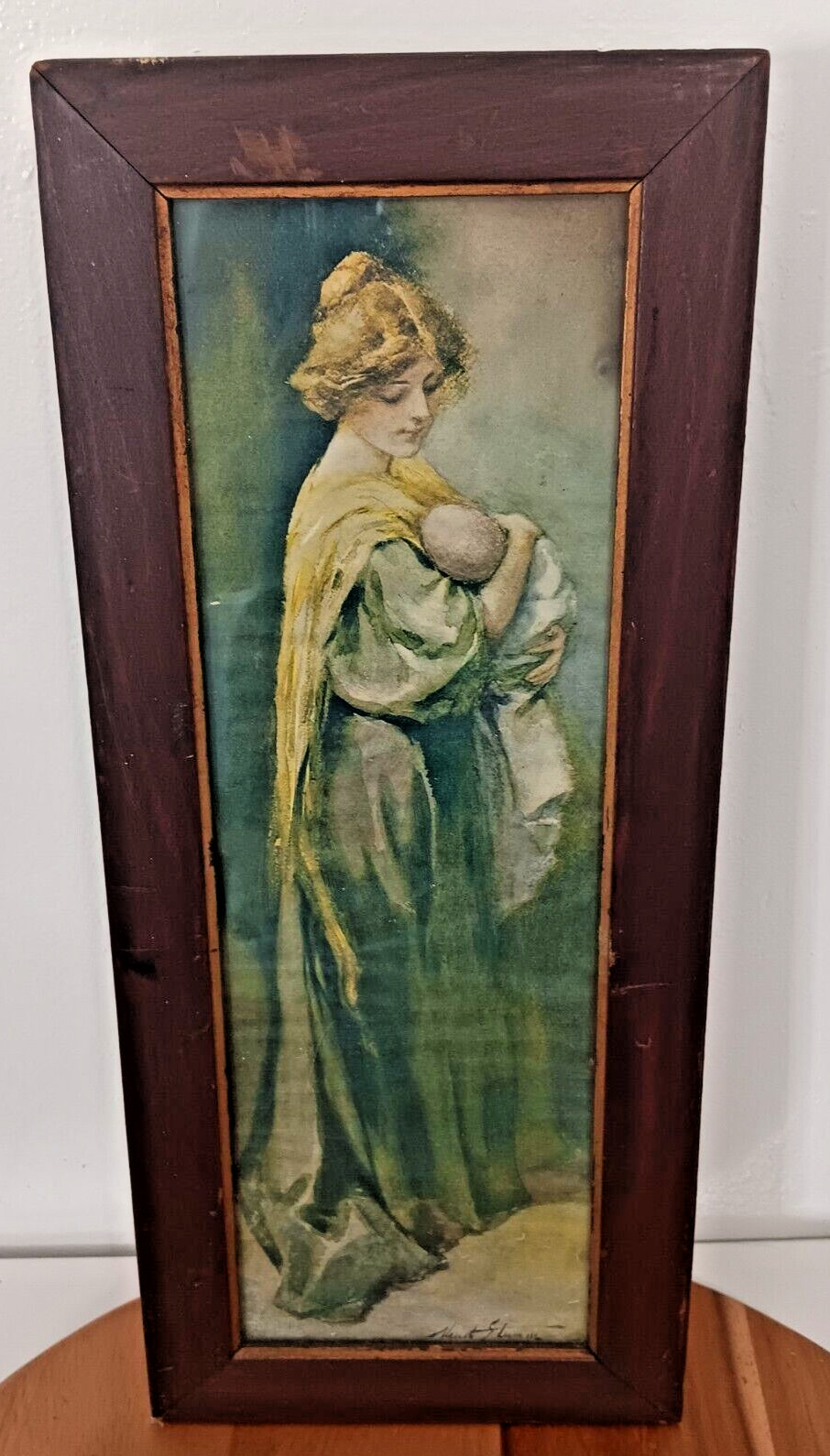 Vintage Picture of woman with baby