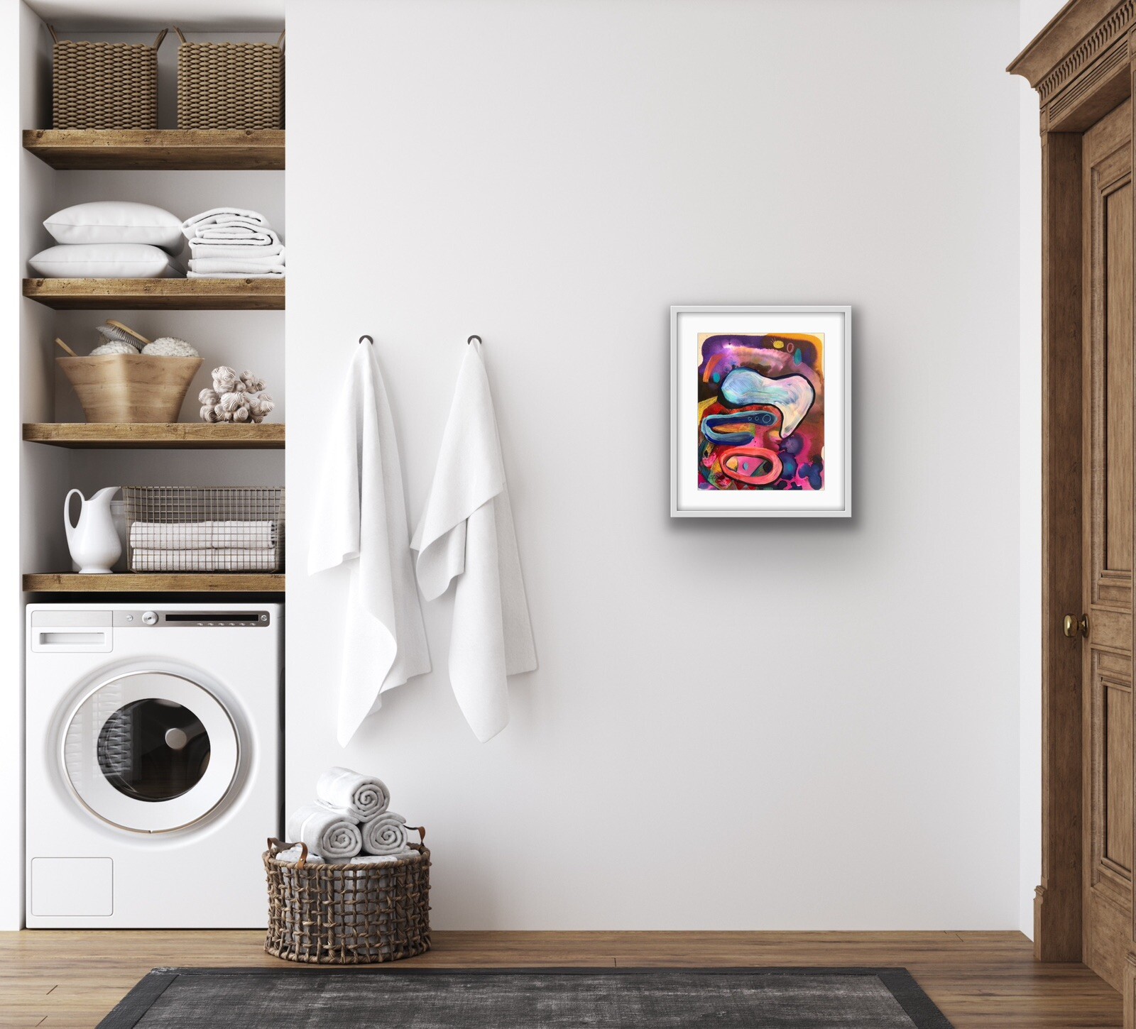 Colored pencil Melissa Bollen Abstract Alcohol Ink Original Watercolor