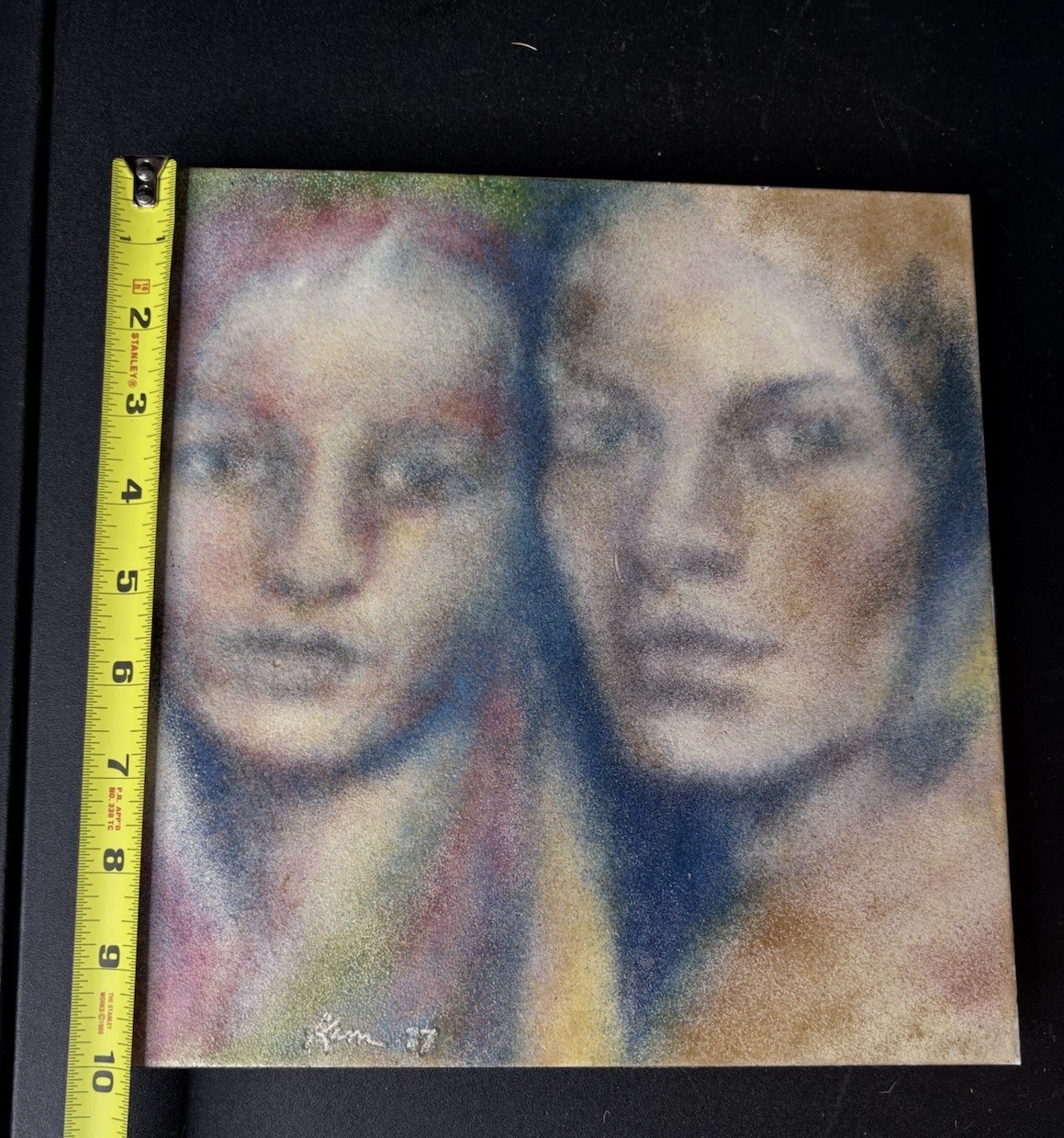 2 Signed Kim Poor Original Artworks Dated 1965 & 1987 Brazilian Works