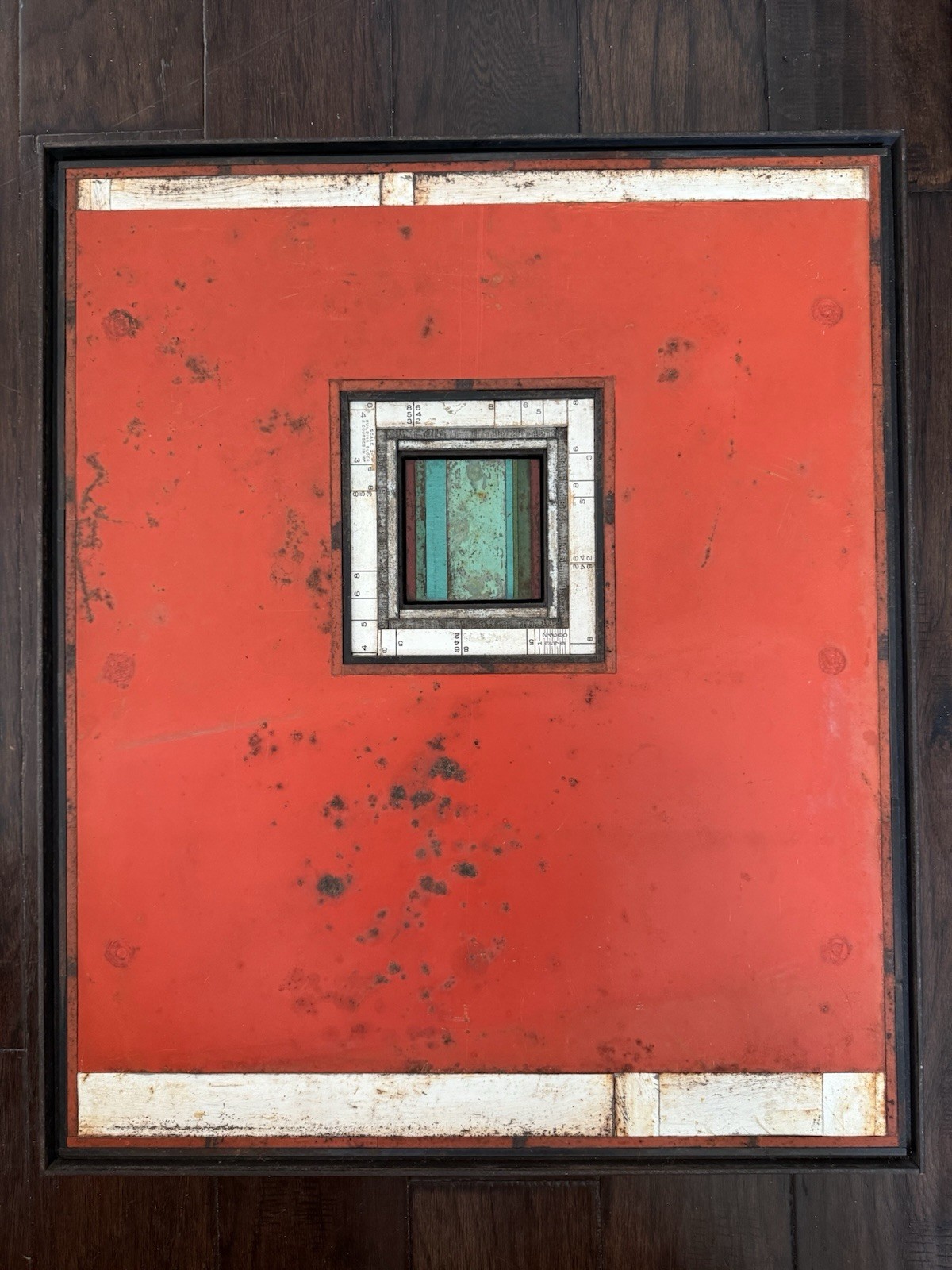 Randall Reid «Earth, Sky, Water» Mixed Media Original Artwork Steel, Wood, Paint