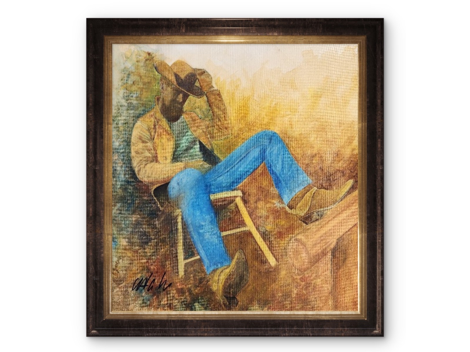 Original Art – Hand Painted – Gouache on Non-Stretched Canvas – One of a Kind –