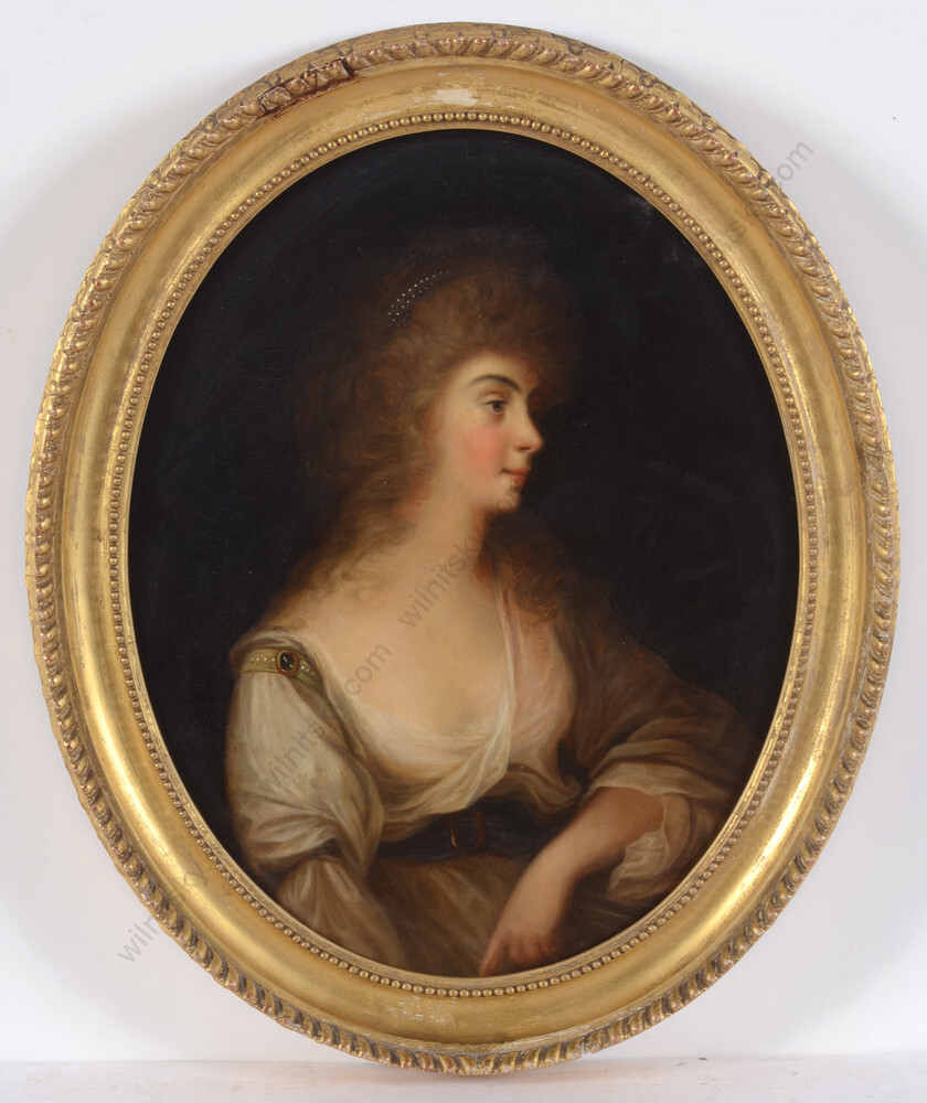 Joh. H. Schroeder «Luise of Hesse-Darmstadt», portrait of outstanding quality