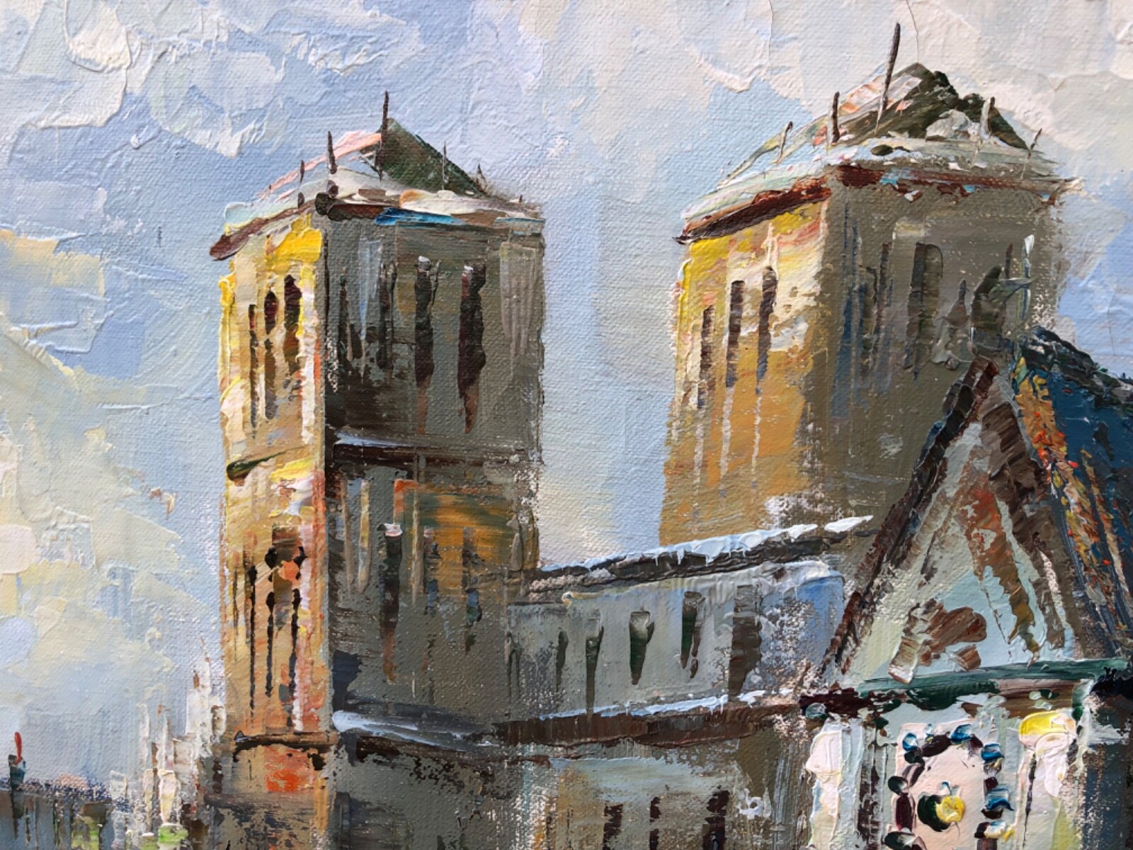 Caroline C Burnett (1877-1950), Original Impressionistic Oil Painting. Signed