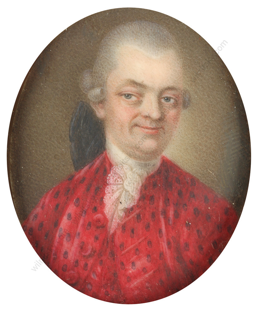 Daniel Nikolaus Chodowiecki (1726-1801)-Attrib. «Gentleman in home dress», ~1765