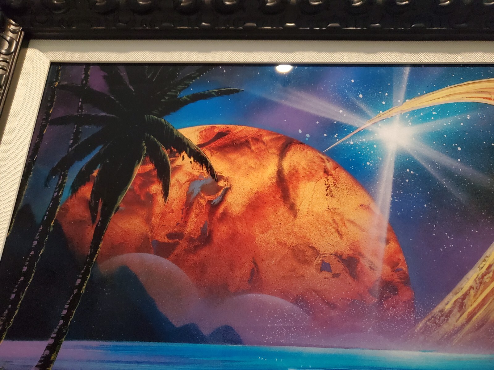 Chris Sebo Dye Sublimation on Aluminum (Dance of the Spheres) #81/99 Stunning!!