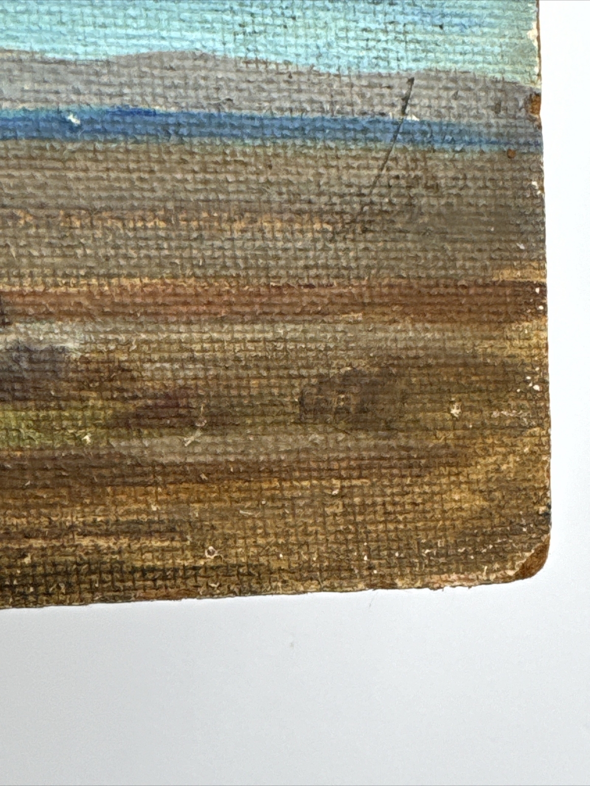 ANTIQUE AMERICAN IMPRESSIONIST PAINTING 1930’S MYSTERY ARTIST PLEIN AIR OLD