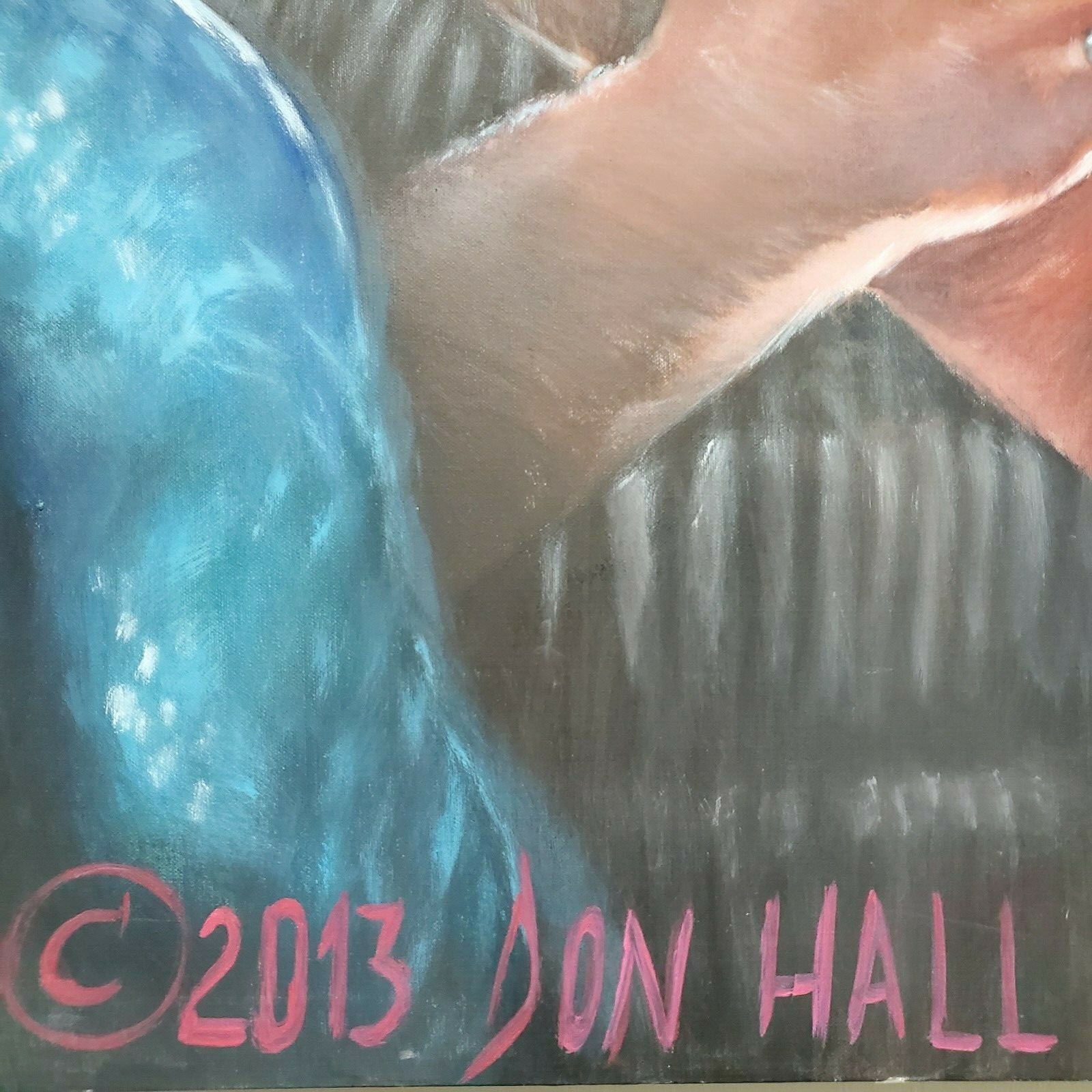 Robert Downey Jr. Ben Afleck Henry Cavill Andrew Garfield Oil Painting Don Hall