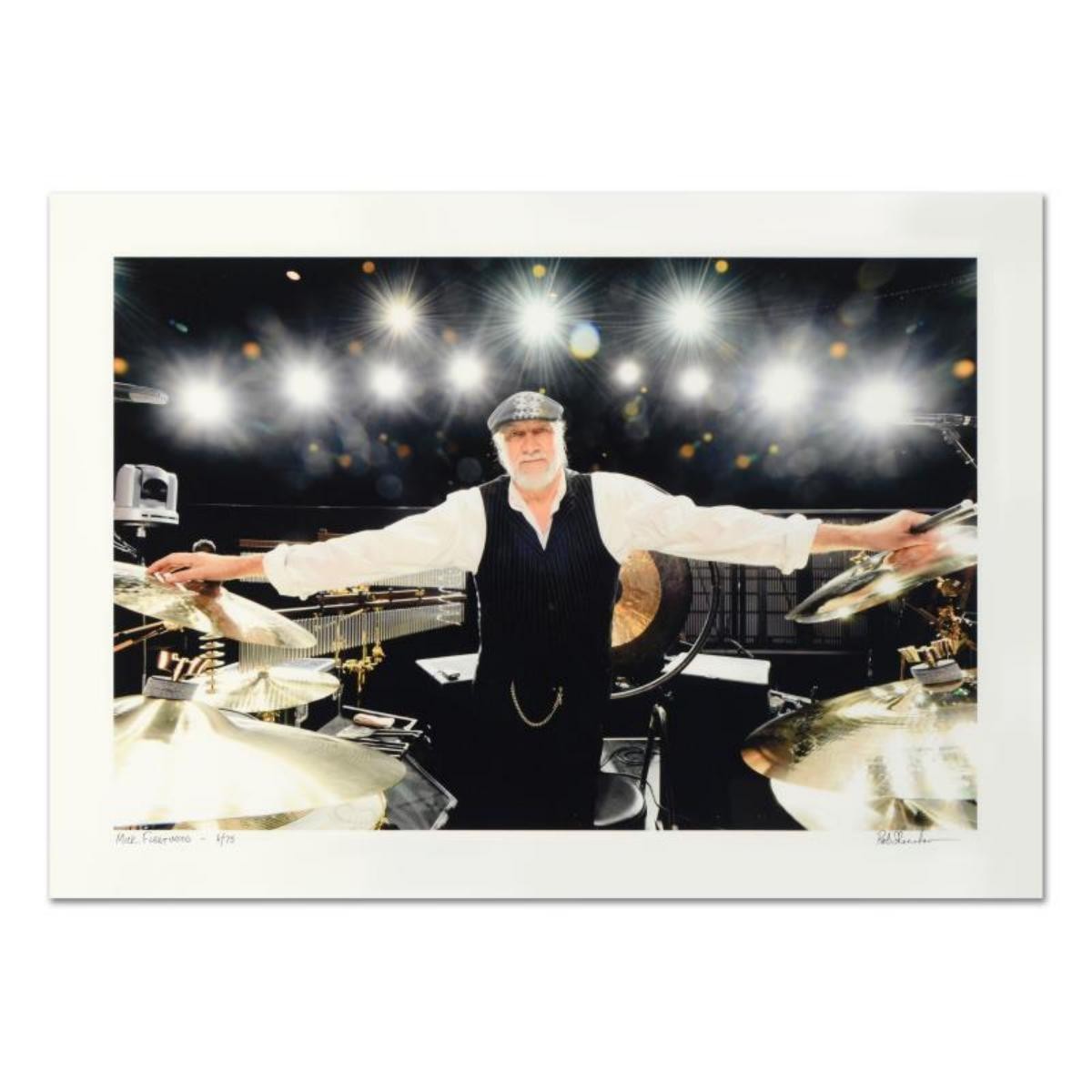 Rob Shanahan, «Mick Fleetwood» Hand Signed Limited Edition Giclee