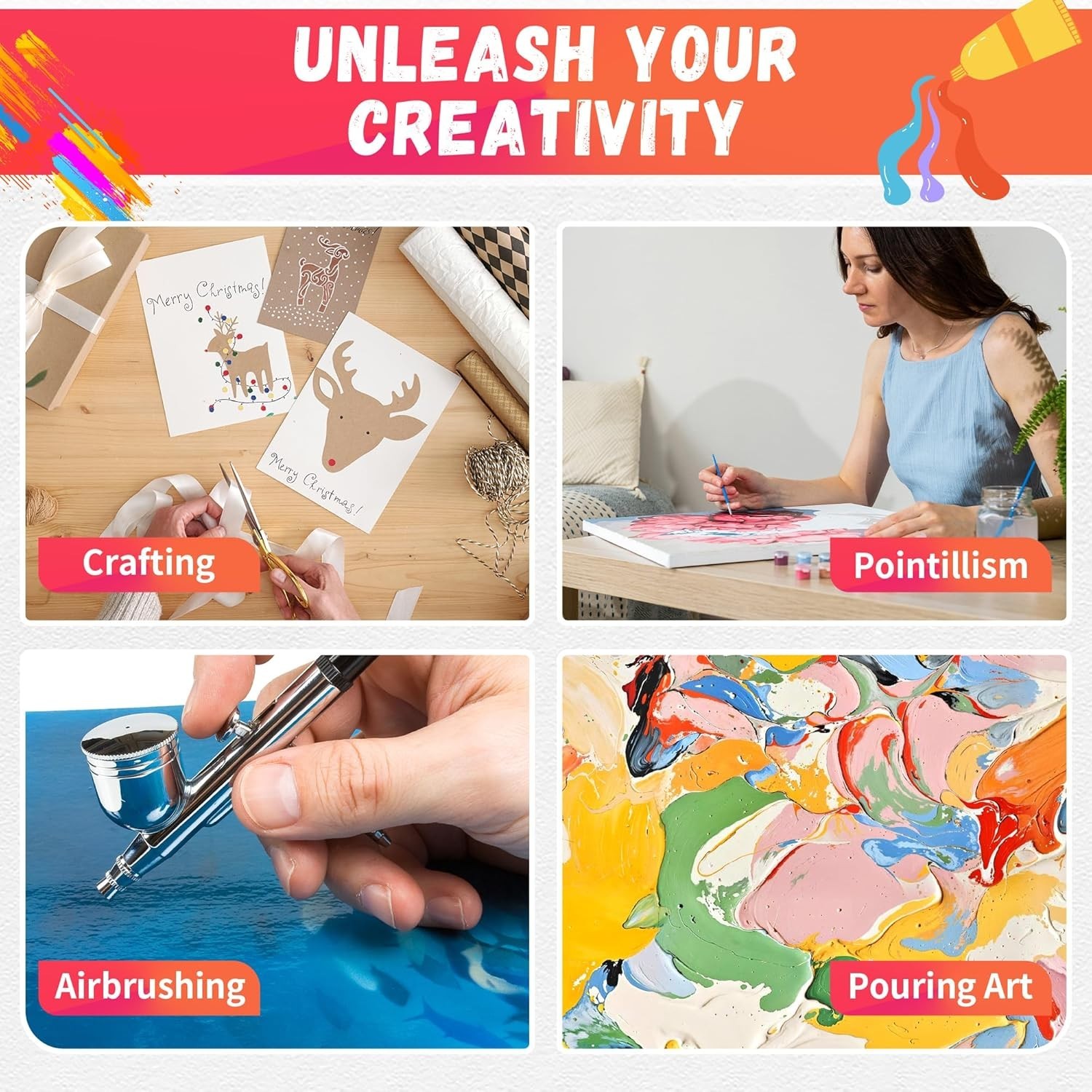 Luxurious Stretched Canvas Boards, 2-Pack: Ideal for All Painting Mediums
