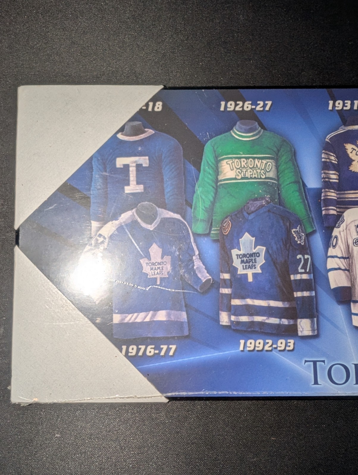 Sealed: NHL Toronto Maple Leafs Jersey Evolution Plaque Wall Art 39x13cm (2013)