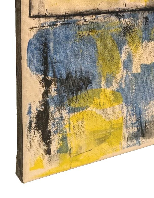 Original Abstract Minimal Textured Painting By K.A.Davis » Pennsylvania «