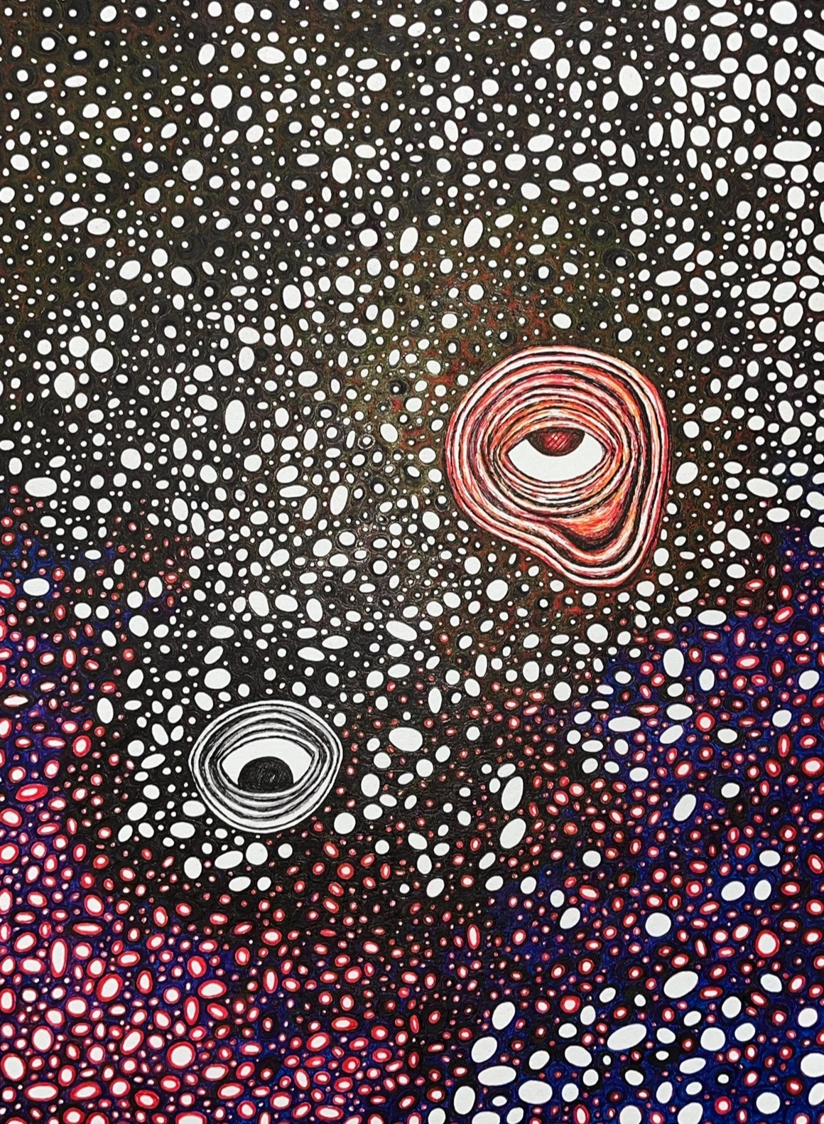 Abstract Unique Geometric Handmade Artwork