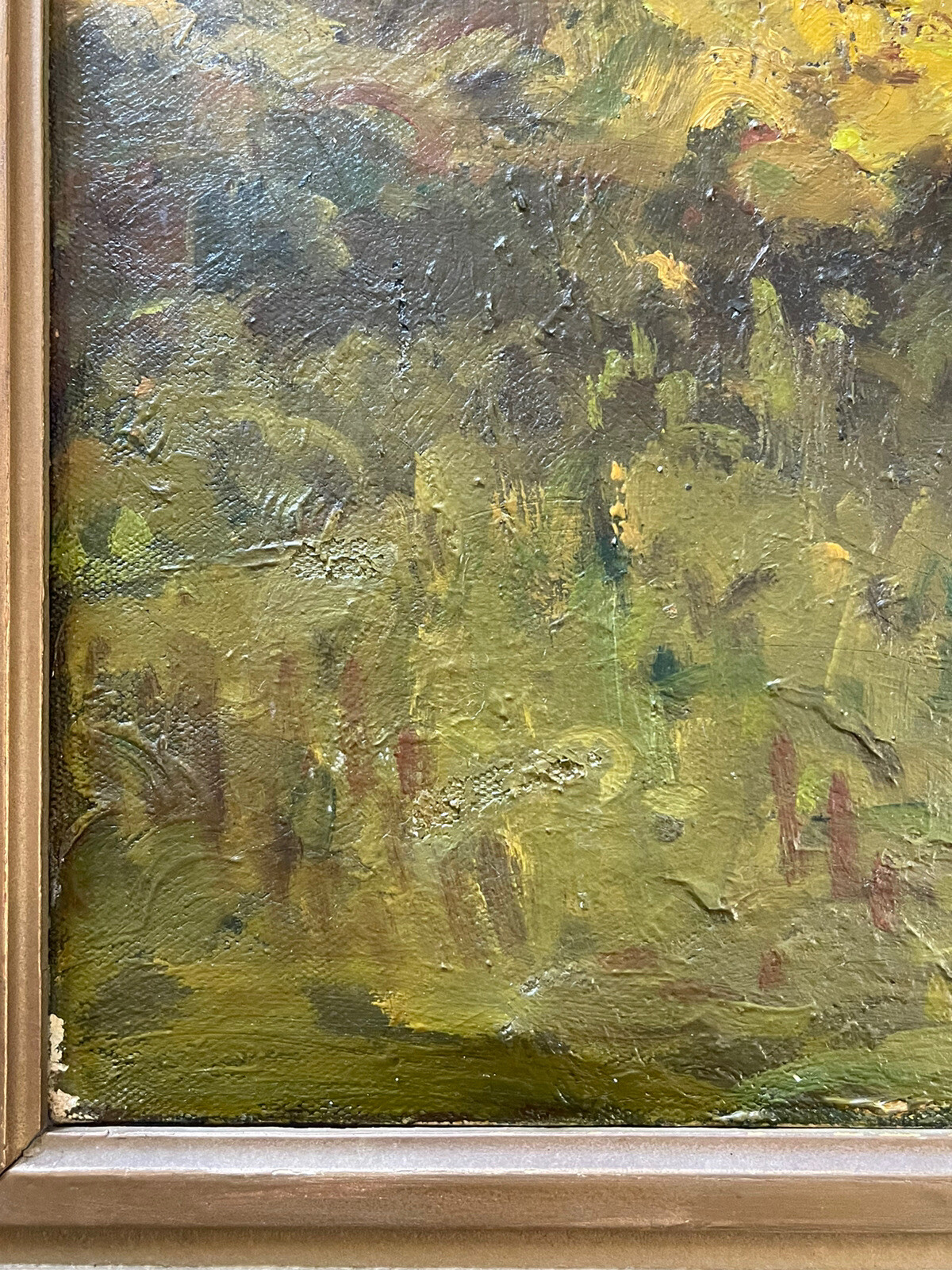 Antique Impressionism Painting American Landscape Ralph Davis Miller Listed Rare