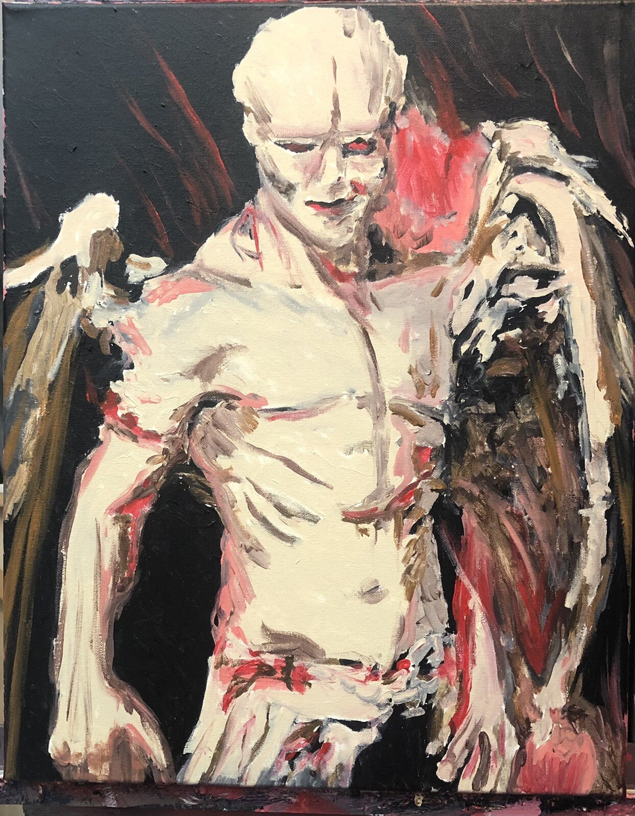 “Reborn”, Original Painting Stretched Canvas #michaelscottwoodcock 16”X 20”