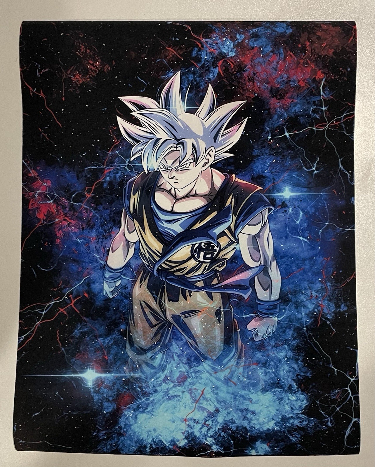 Goku Ultra Instinct (Dragonball) 15.5in x 11.5in No Frame