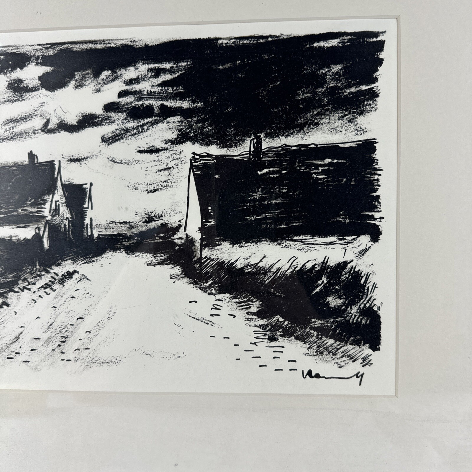 Maurice de Vlaminck Modernism Impressionism French Artist Maisons Dans La Beauce